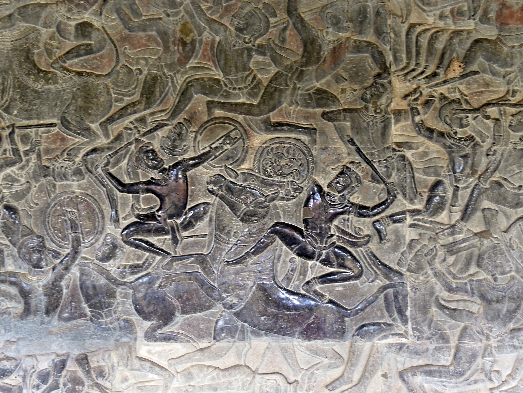 Detail des Wandfrieses