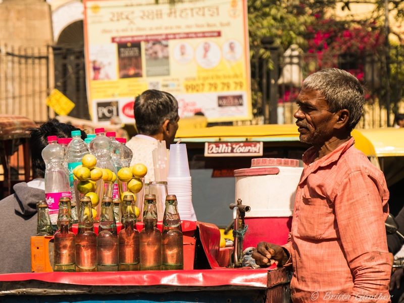 Limonadenverkäufer Old Delhi