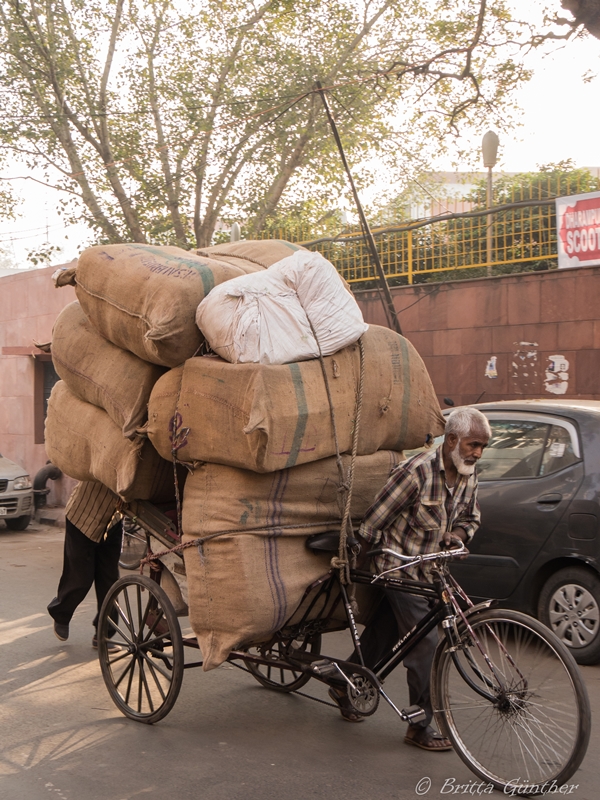 Fahrradtransport - Old Delhi
