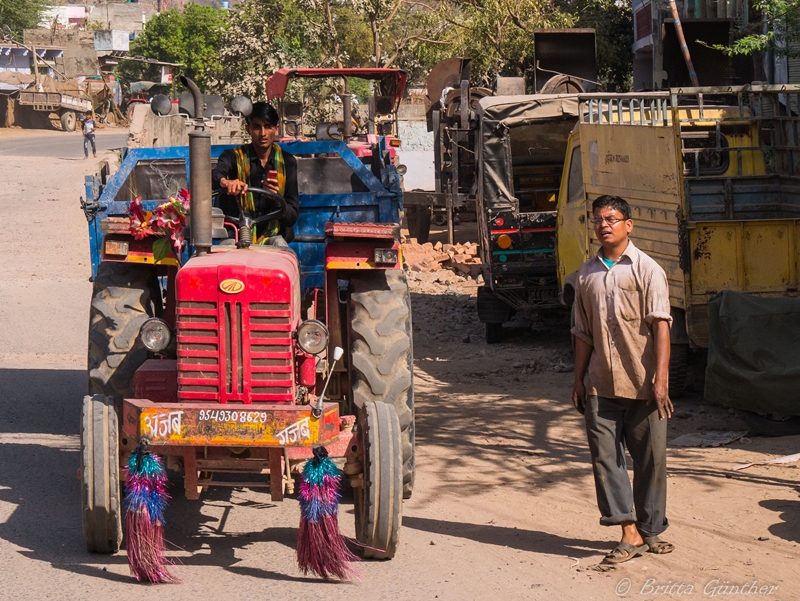 indischer Traktor - Ranthambore