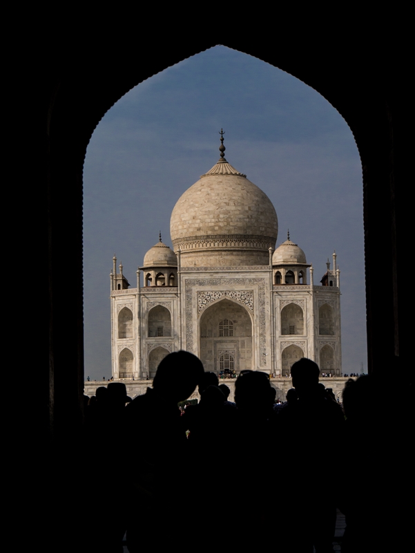 Taj Mahal - Anblick durch den Eingangsbogen