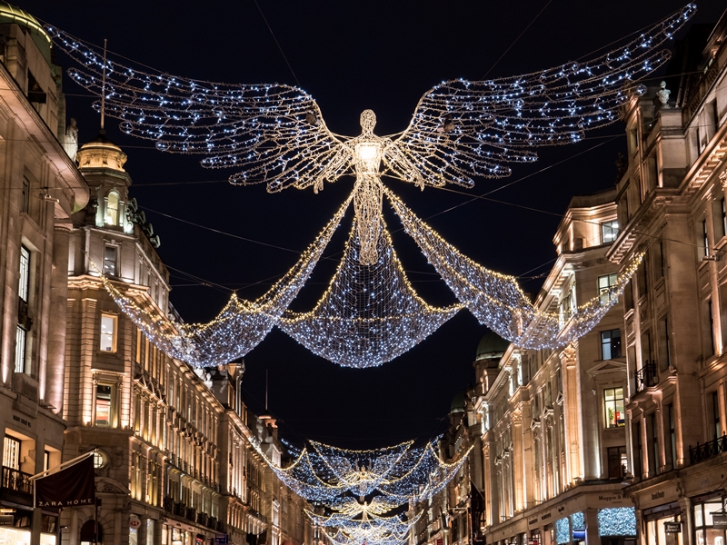 Engel über der Regent Street