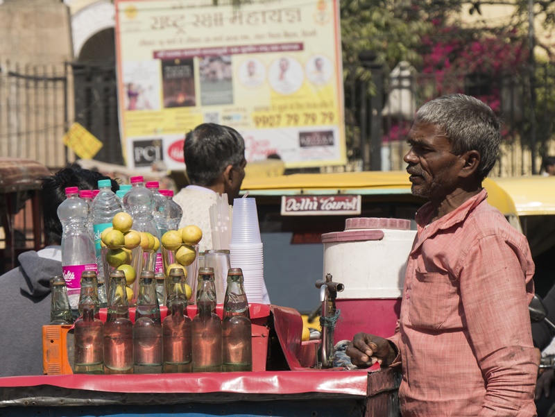 Getränkehändler Old Delhi